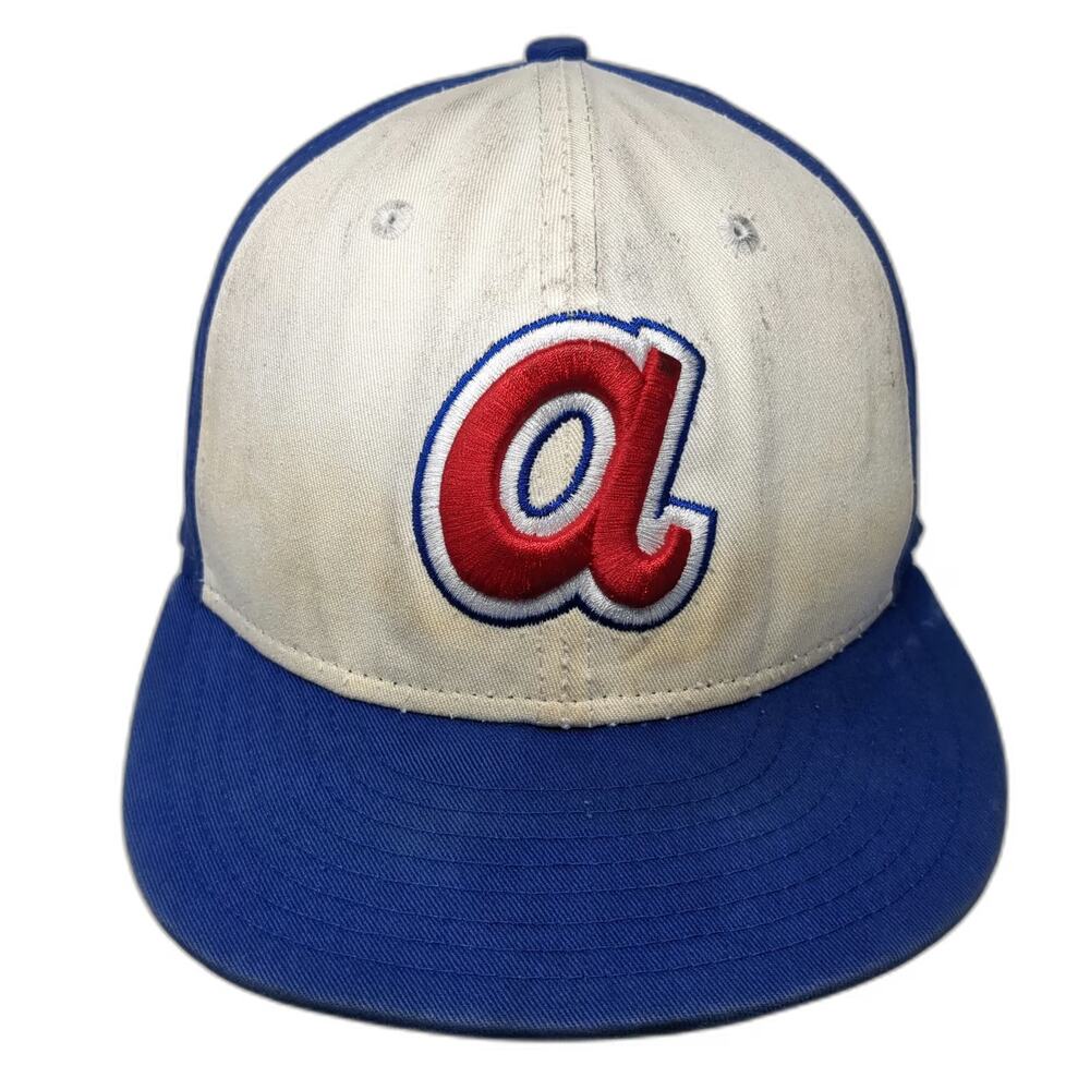 Atlanta Braves MLB New Era Snapback Blue One Size Cooperstown Green Undervisor